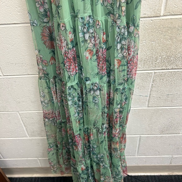 Woman’s Candalite woman’s green flowered sleeveless dress 2x - Picture 11 of 11